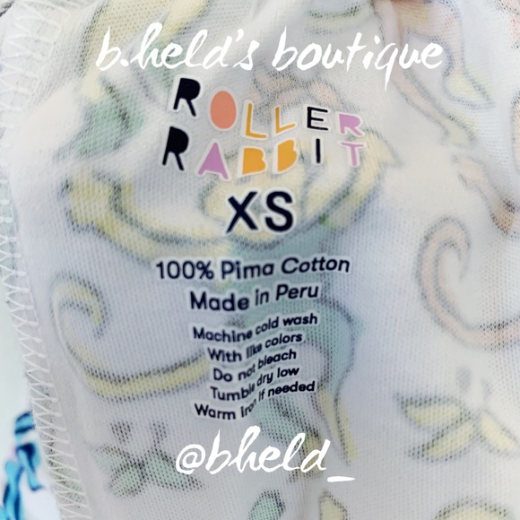 Roller Rabbit Disco Monkey Polo Pajamas in Rainbow Size X-Small XS New NWT - Picture 11 of 16